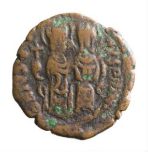 Münze, 20 Nummi, 574/75