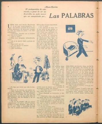Las palabras milagrosas : Cuento por Luis Moretti