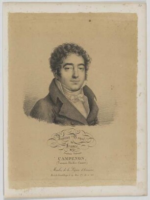 Bildnis des François-Nicolas-Vincent Campenon