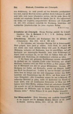 394-395 [Rezension] Sträter, Hermann, Das Männerapostolat