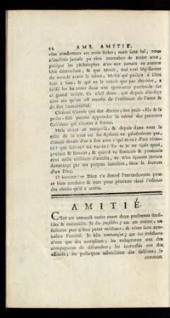 Amitié
