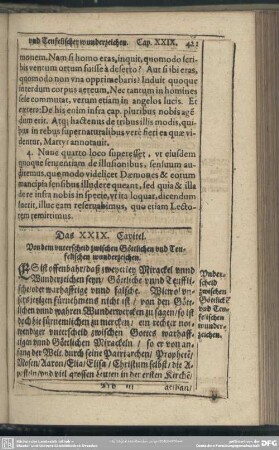 Das XXIX. Capitel. Von dem unterscheid zwischen Göttlichen und Teufelischen wunderzeichen