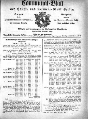 1873,46: No. 46, 16. November 1873
