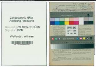Entnazifizierung Wilhelm Welfonder , geb. 10.10.1894 (Bergbauangestellter)