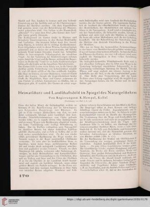 43: Heimatschutz und Landschaftsbild im Spiegel des Naturgeschehens
