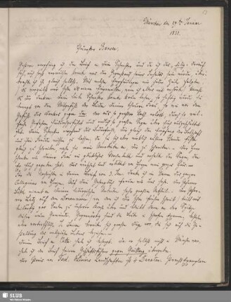 Bl. 53: SvC, Julius an Bunsen, München, 29.01.1832