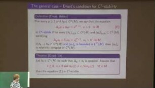 Influence of the scalar curvature and the mass on blowing-up solutions to low-dimensional conformally invariant equations.