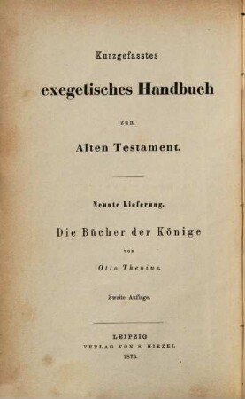 Die Bücher der Könige