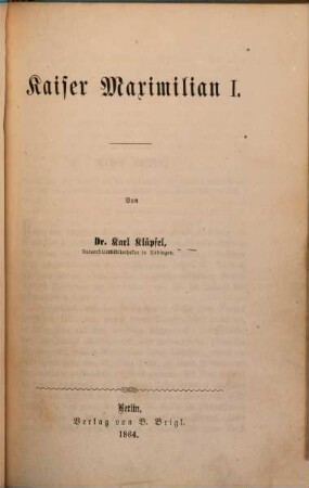 Deutsche National-Bibliothek : volksthümliche Bilder und Erzählungen aus Deutschlands Vergangenheit und Gegenwart. 12. 1864