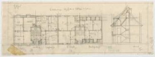 Fischer, Theodor; München; Bayerische Geschützwerke - 6 Wohnungen (Grundriss, Schnitt)
