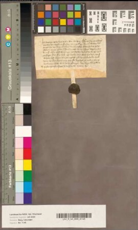 Johann von Cuesin, Schöffe zu Köln, quittiert wegen Druitgin von Odendorp, über siebeneinhalb Gulden Leibzuchtrente.
