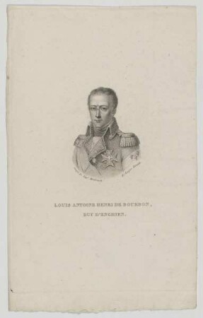 Bildnis des Louis Antoine Henri de Bourbon d' Enghien