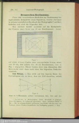 Brennweiten-Bestimmung