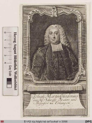 Bildnis Johann Martin Chladni (lat. Chladenius)