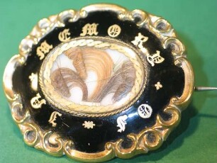 Mourning Jewellery: MEMORY OF J.A.