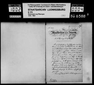 Oberamtsdiener, Hausmeister und Hausverwalter beim Oberamt Schorndorf