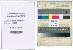 Entnazifizierung Hans Roeder , geb. 04.06.1911 (Lehrer)
