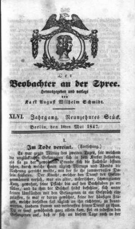 19. Stueck, 10. Mai 1847