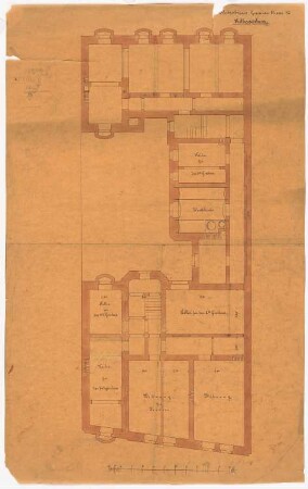 Wohnhaus Gneisenaustraße 110, Berlin-Kreuzberg: Grundriss KG