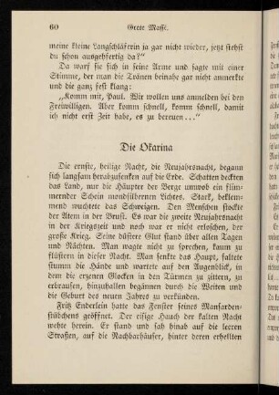 60-67, Die Okarina