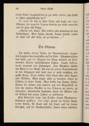 60-67, Die Okarina