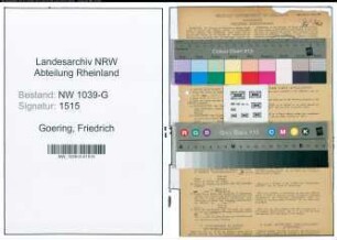 Entnazifizierung Friedrich Goering , geb. 01.01.1885 (Lehrer)