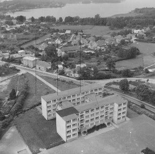 Schulgebäude in Krakow am See : Blickrichtung Norden