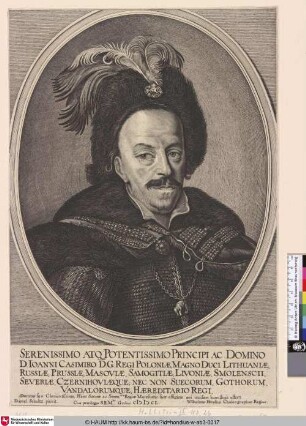 [Porträt des Johann Kasimir II., König von Polen]