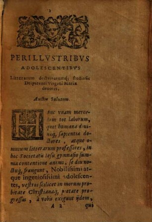 Ivlii Nigroni Genvensis, E Societate Iesv, Dissertatio Moralis De librorum amatoriorum lectione iunioribus maxime vitanda
