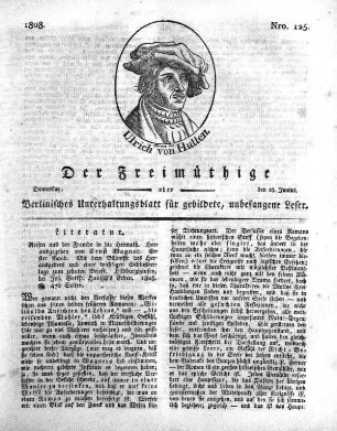 Nro. 125, Donnerstag, den 23. Junius 1808