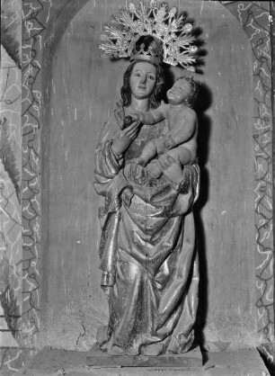 Nebenaltar, Detail: Madonna