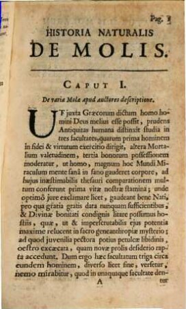 Historia naturalis molarum uteri