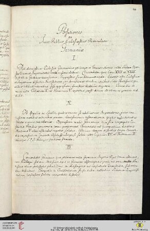 Positiones ex Jure Publico Ecclesiastico Particulari Germaniæ