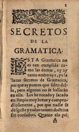 Secretos de la gramatica española