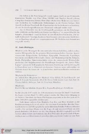18. Année Philologique