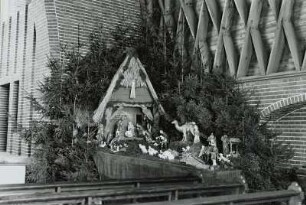 Weihnachtskrippe in der Katholischen Kirche Sankt Mariae Himmelfahrt in Güstrow