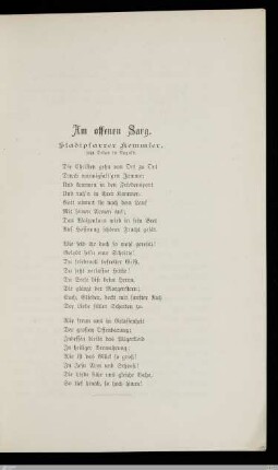 Am offenen Sarg