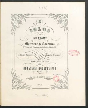 No. 1: Allegro Agitato