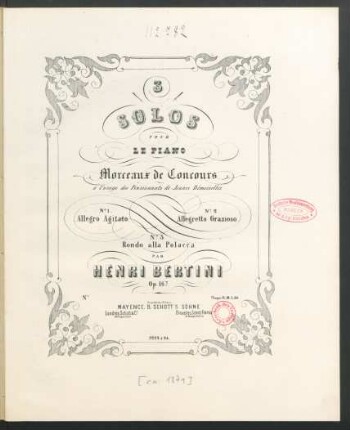 No. 1: Allegro Agitato
