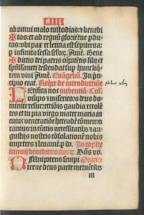 In capite ieiunii benedictio cinerum.