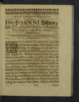 Dn. Joanni Schwarzkopf