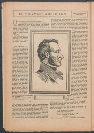 El "Guzman" americano - Don Francisco Morazan
