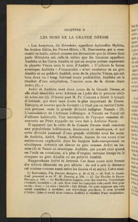 Chapitre II. Les noms de la grande déesse
