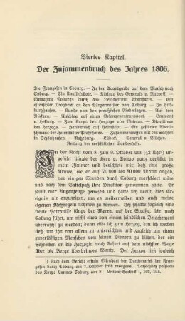 Viertes Kapitel. Der Zusammenbruch des Jahres 1806