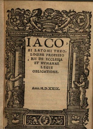 De ecclesia et humanae legis obligatione