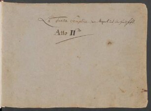 La finta semplice. Auszüge; KV 51