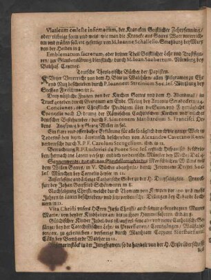 Teutsche Theologische Bücher der Papisten.