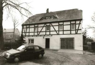 Sayda-Friedebach, Dorfstraße 15. Wohnhaus. Hofansicht