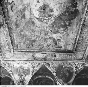 Dekoration mit Raub der Proserpina, mythologischen Szenen und Darstellungen antiker Gestalten