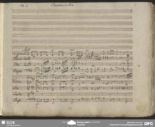 Cavatina ed Aria: "Ach mir bleibet nichts mir Armen"